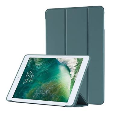 Imagem de Capa protetora inteligente com suporte ultrafino para iPad Pro12.9 Pro11 Pro10.5 Pro9.7 iPad 10.9 Ipad Mini 1 2 3 4 5 6 Ipad 5 6 iPad 5 6 (iPad Pro 11, verde noturno)