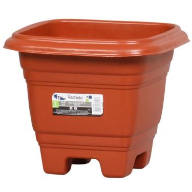 Imagem de Vaso Quadrado N 17 Rischioto Marrom