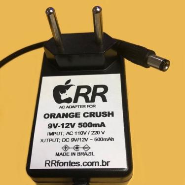 Imagem de Fonte 9v-12v 500ma Mini Amplificador Orange Micro Crush Pix*