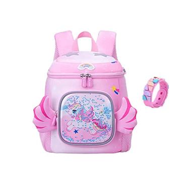 Mochila escolar para meninas, Mochila Kawaii, Mochila infantil para  meninos e meninas, ideal para crianças na pré-escola e jardim de infância