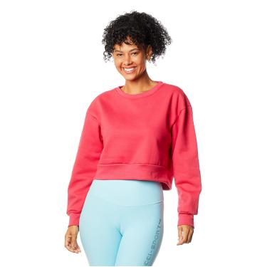 Imagem de Sueter Cropped Simples, Reserva, Feminino, Pink, P