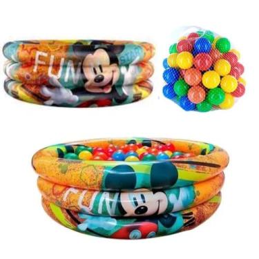 Imagem de Fluthua Piscina de Bolinhas 100 Litros Mickey
