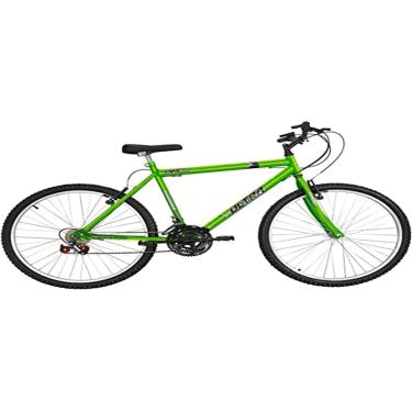 Imagem de Bicicleta de Passeio Ultra Bikes Esporte Chrome Line Aro 26 Reforçada Freio V-Brake,18 Marchas Verde Green, Verde