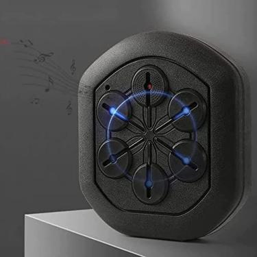 Imagem de Máquina De Boxe, Equipamento De Treinamento De Saco De Pancadas, Coordenação De Resposta De Velocidade De Música De Tapete De Boxe, Almofada De Assento Feita De Couro PU E Espuma, Pode Ser Instala