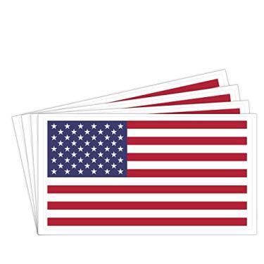 Imagem de Adesivos autoadesivos de vinil série decorativa, Usa Flag