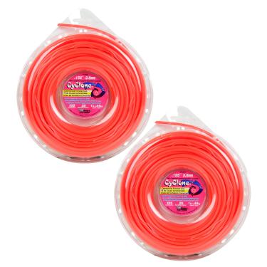 Imagem de Linha de cortador de nível comercial Cyclone CY155D1 Vermelho 0,155-Polegada por 105-Foot