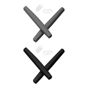 Imagem de Mryok — Protetor nasal de substituição para óculos de sol Oakley Probation, Gray & Black, One Size