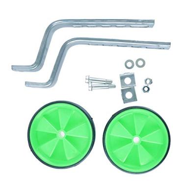 Imagem de Inzopo Kit de rodas de treinamento de bicicleta universal para crianças com rodas estabilizadoras para bicicletas de 30 a 50 cm - Rosa/Vermelho/Preto/Azul/Branco/Verde