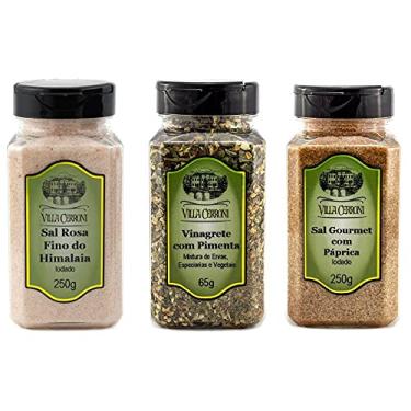 Imagem de Sal Rosa Fino, Vinagrete com Pi., Sal G. c/ Páprica