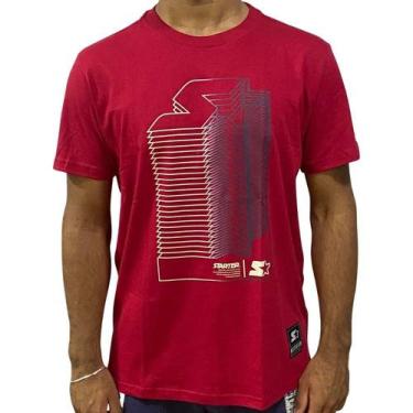 Imagem de Camiseta Starter Estampa T579a Vermelho