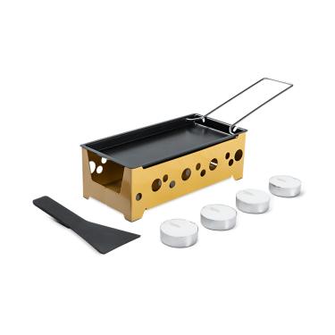 Imagem de Conjunto Raclette Brinox 7 Peças Amarelo