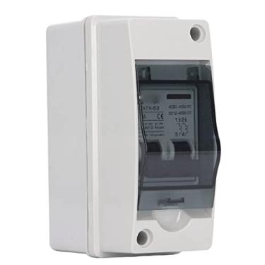 Imagem de Chave de Desconexão Solar Fotovoltaica 2P 16A IP65 Disjuntor à Prova D'água Com Caixa de Distribuição DC 12 a 400V AC 90 a 400V para Sistemas Solares