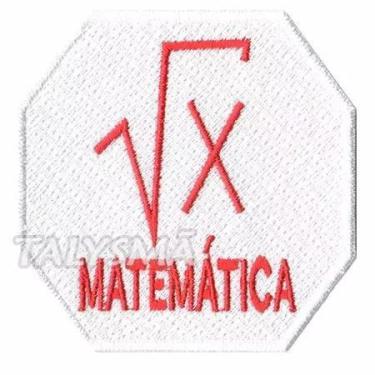 Imagem de Bordado Patch P/ Avental Camiseta - Curso Matematica - Hdm Bordados