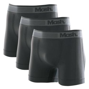 Imagem de Kit 3 Cuecas Boxer Mash Microfibra Sem Costura 710.01