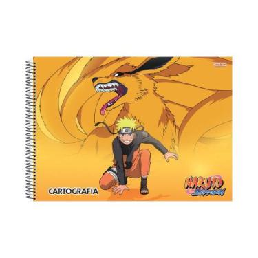 Imagem de Caderno De Desenho E Cartografia Naruto 60 Fls 28X20 - São Domingos
