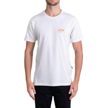 Imagem de Camiseta Billabong Stacked Arch Masculina Off White