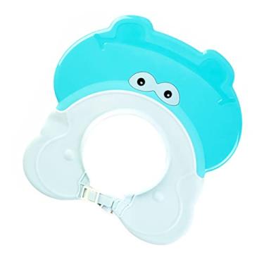 Imagem de VICASKY Chapéu De Banho Para Bebês tampa de xampu Touca de banho para crianças Protetor de ouvidos para crianças Chapéu de shampoo para crianças ajustável protetores de ouvido bebê tpe