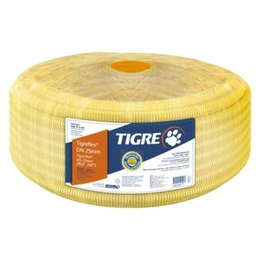 Imagem de Eletroduto Corrugado PVC TigreFlex 25mmx25 Metros - 14210270 - TIGRE - Eletroduto Corrugado PVC TigreFlex 25mmx25 Metros - 14210270 - TIGRE