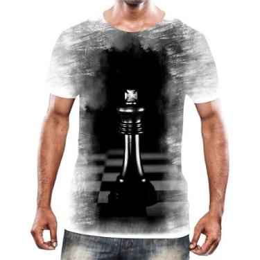 Imagem de Camiseta Camisa Jogo Tabuleiro Xadrez Rei Torre Rainha Hd 6 - Enjoy Sh