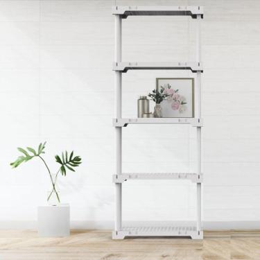 Imagem de Estante Modular 5 Prateleiras Poly Eco Grifit Branca