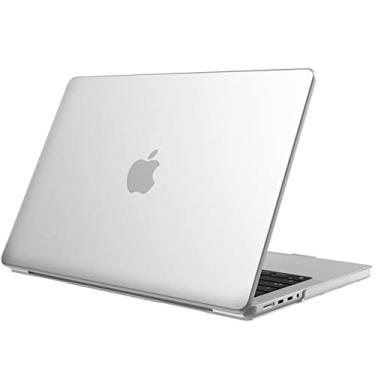 Imagem de Fintie Capa Para Macbook Pro 14 Polegadas A2992 A2918 A2779 A2442 (Versão 2023 2022 2021) – Capa Protetora de Encaixe Rígido Para Macbook Pro 14 "M3/M2/M1 Pro/Max Chip com Touch Id, Gelo Claro