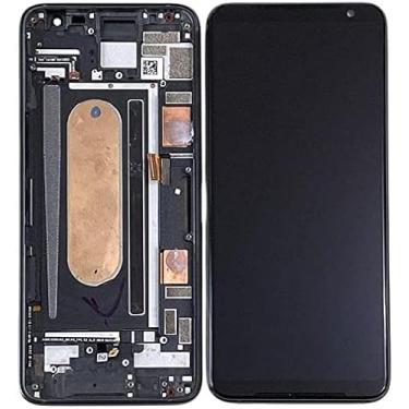 Imagem de SHOWGOOD 16.7 cm Amoled para Asus ROG 3 ZS661KS Tela LCD + digitalizador de painel de toque para ROG Phone 3 Strix ASUS_I003DD (LCD com moldura)
