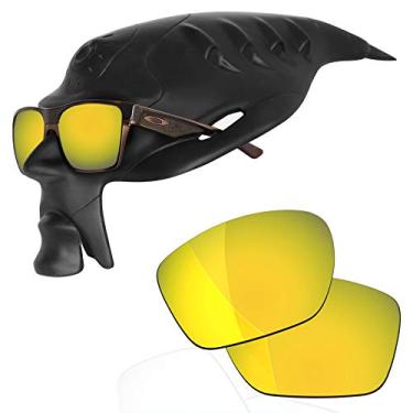 Imagem de RockShell Lentes polarizadas de reposição para óculos de sol Oakley TwoFace XL OO9350 - Racing Gold