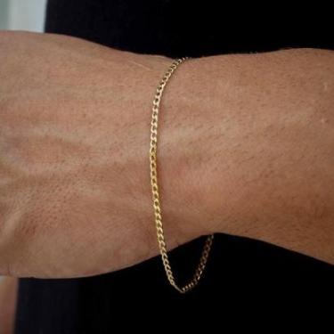 Imagem de Pulseira Grumet 2mm Banhado a Ouro 18k-Masculino