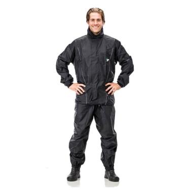 Imagem de Conjunto Capa de Chuva Nylon Forro Moto Motoqueiro Refletivo-Unissex