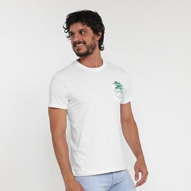 Imagem de Camisetas Ellus Masculino Cotton Fine Tree Pocket Classic Mc-57C8102-Masculino