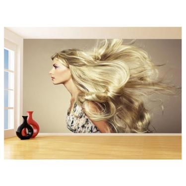 Imagem de Papel De Parede 3D Salão De Beleza Corte Cabelo 3,5M Slb13