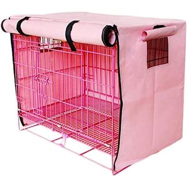 Imagem de Capa para caixa de cachorro para gato, coelho, respirável, à prova d'água, à prova de sol, à prova de vento, capa para gaiolas de quatro estações, capa dobrável para caixa de canil para anim