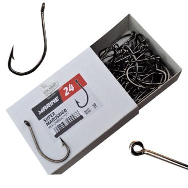 Imagem de 50 Anzol de Pesca Marine Sports Super Maruseigo n° 24 Farpa