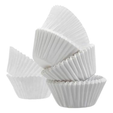 Imagem de Regency Wraps Copos de cozimento à prova de gordura para cupcakes e muffins, branco, mini (pacote com 75)