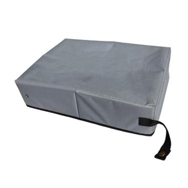 Imagem de Baoblaze Bandeja de areia para gatos de viagem, bandeja de areia portátil dobrável com tampa e alça transportadora de maca de gato dobrável leve, eu