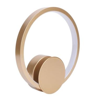 Imagem de Arandela de Parede Redonda Moderna LED Luz Suave e Elegante Luminária de Cabeceira Corredor Interna