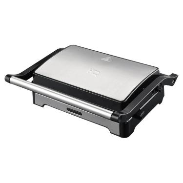 Imagem de Sanduicheira e Mini Grill HQ 180º 1000W Antiaderente Inox HQ-SG002 220V 