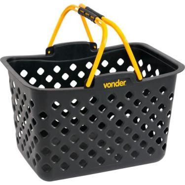 Imagem de Cesto plástico 400x270x280mm uso geral - Vonder