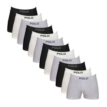 Imagem de Kit 12 Cuecas Polo 781 Algodão Boxer Sem Costura - Sortido - POLO STAR