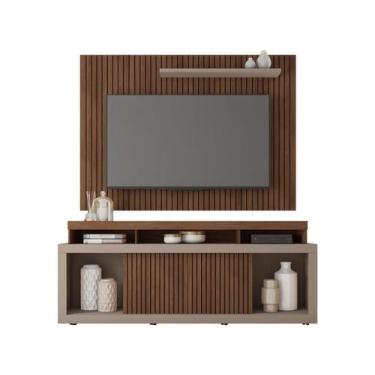 Imagem de Rack para TV até 70 com Painel 1 Porta Caemmun Aegon, Havana