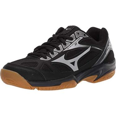 Imagem de Mizuno Tênis de vôlei feminino Wave Cyclone 2, Preto/prata, 10