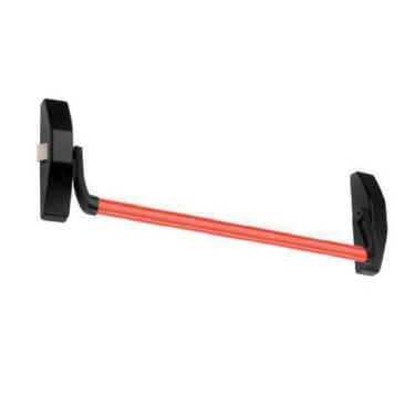 Imagem de Barras Anti Panico Dupla Cega Vermelha Porta De Duas Folhas - Mra