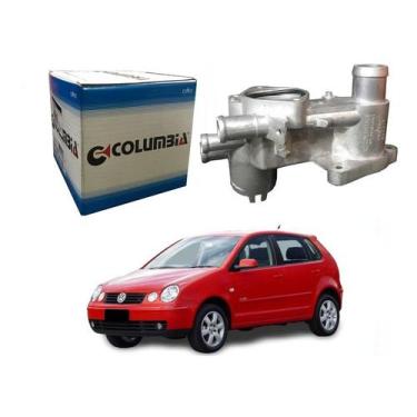 Imagem de Carcaça Termostato Aluminio Polo 1.0 Ar Quente 2002 A 2003 - Columbia