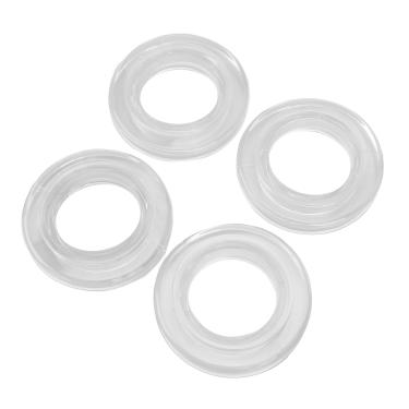 Imagem de GUARDA-CHUVA BURACO ANEL PLUG CAP PROTETOR SET PARA MESAS DE PÁTIO CAFÉ BAR LEITE TEA SHOP TRANSPARENTE