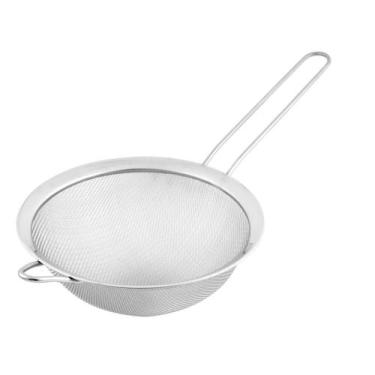Imagem de Mini Peneira Em Aço Inox 14cm Utensílio De Cozinha - Yazi