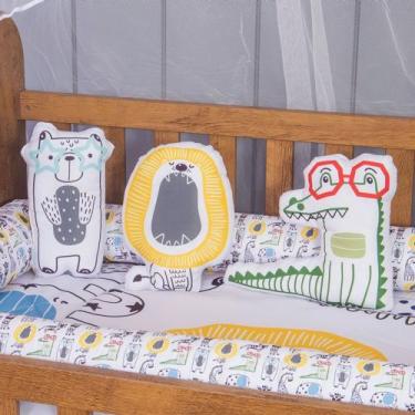 Imagem de Trio de Almofadas Decorativa Infantil Menino para Bebe - Zan Baby, Cut