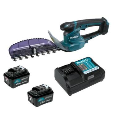 Imagem de Aparador De Cerca Viva 2 Baterias 12v 4ah Makita Uh201dz Biv