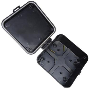 Imagem de Kit 10 Caixa Câmera Cftv Proteção Conector Balun Fonte 10x10 com Vedaç