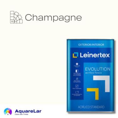 Imagem de Evolution Acrílico Leinertex Fosco 18L, CHAMPAGNE