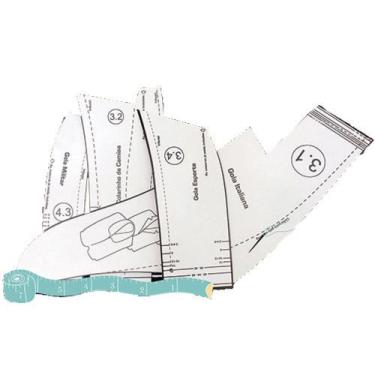 Imagem de Kits - Moldes De Roupa Social 16 Peças Plastificado - Moldes e Recorte